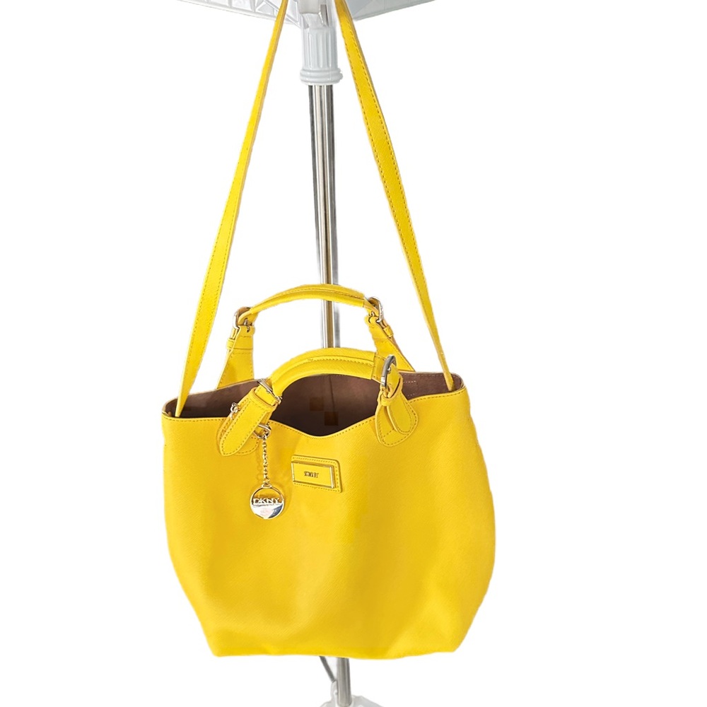 Yellow DKNY purse. Only worn a handful of times. - Picture 3 of 10